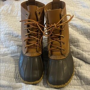 Brown and Black Bran boots size 9